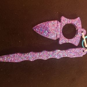 Galaxy Glitter Self Defense Key ChainSet